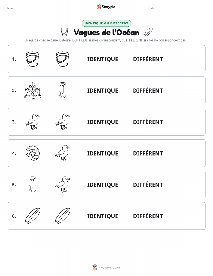 Identique ou Différent