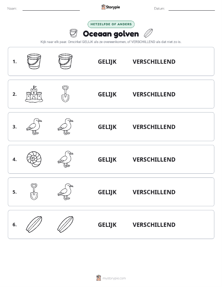 Zelfde of Verschillend