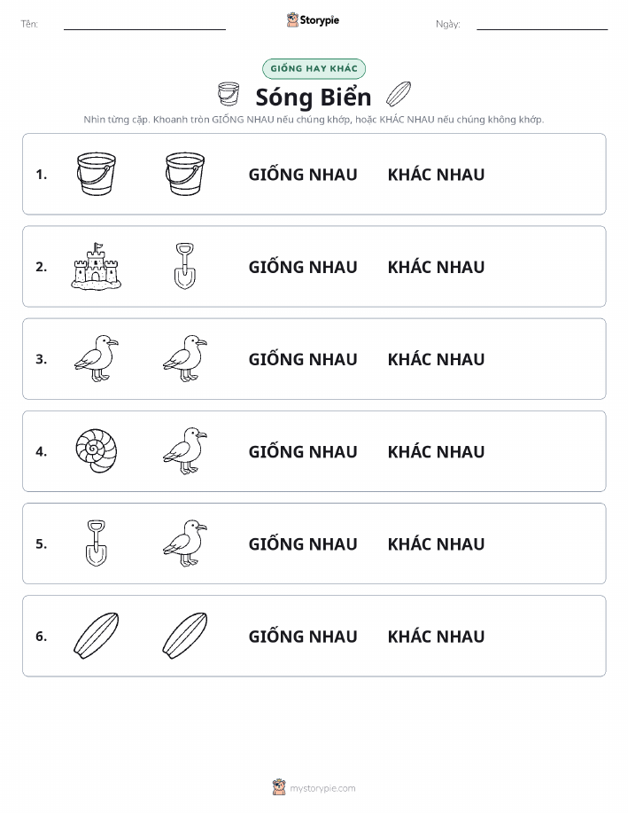 Giống Hay Khác