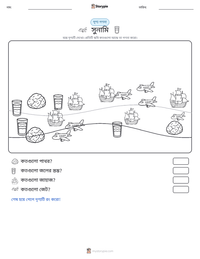 সুনামি মুদ্রণযোগ্য কাজের পৃষ্ঠার প্রিভিউ