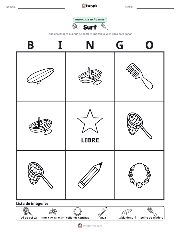 Bingo de Imágenes