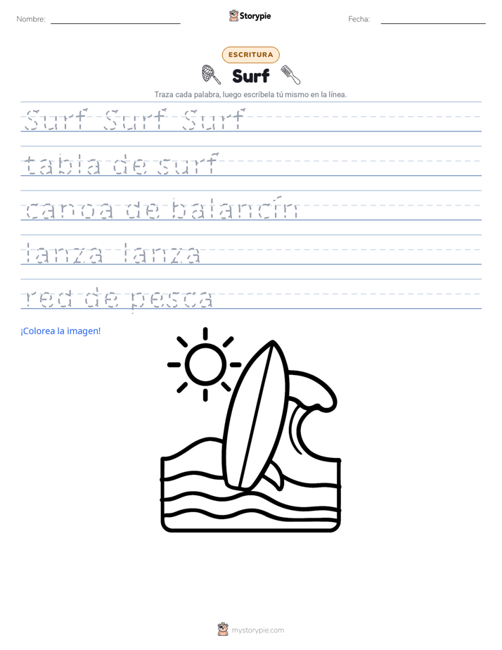 Práctica de Escritura