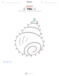Tides printable worksheet preview