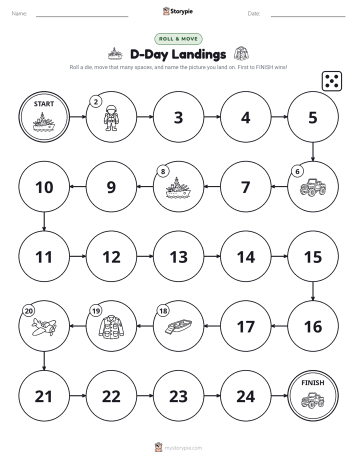 Roll & Move Game