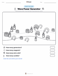 Wave Power Generator printable worksheet preview