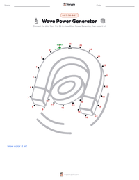 Wave Power Generator printable worksheet preview