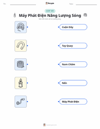 Tài liệu in sẵn Máy phát điện cho trẻ em
