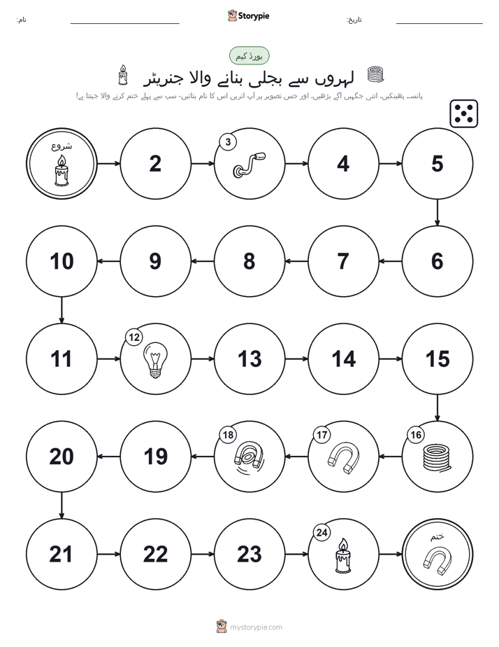 رول اور منتقل کریں کھیل