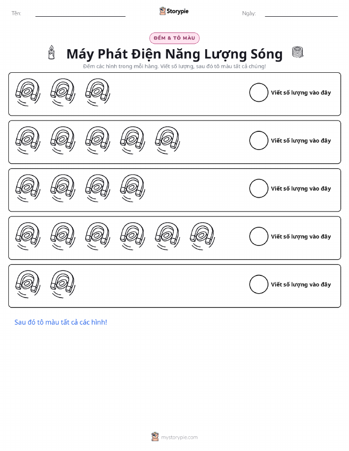 Đếm & Tô Màu