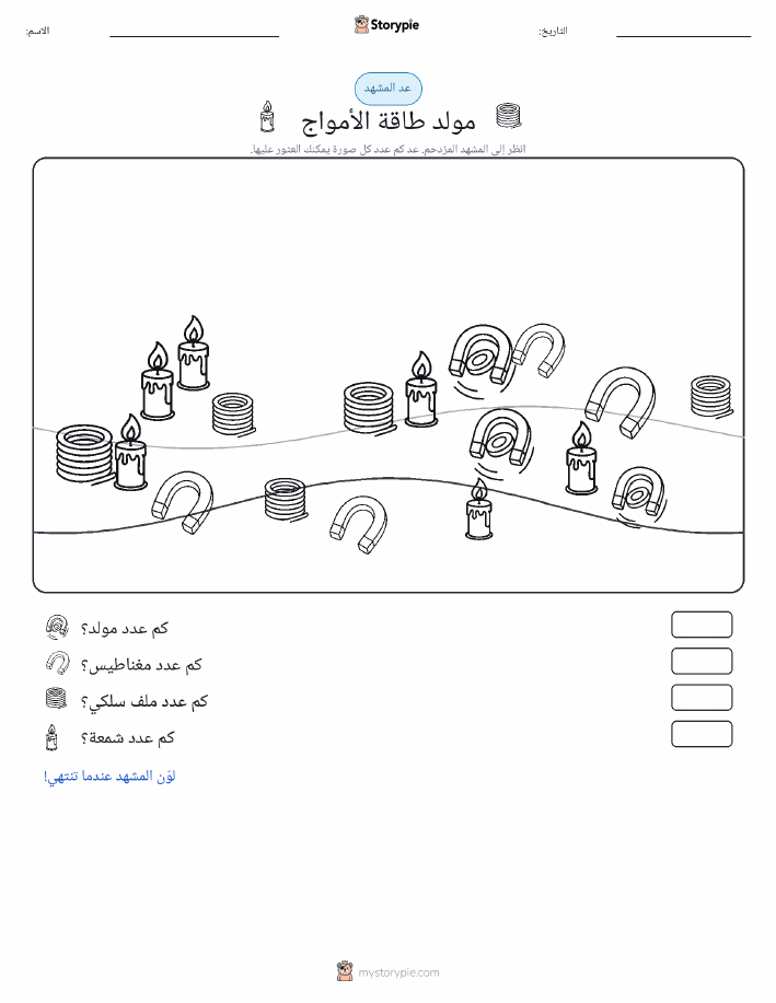 مشهد العد