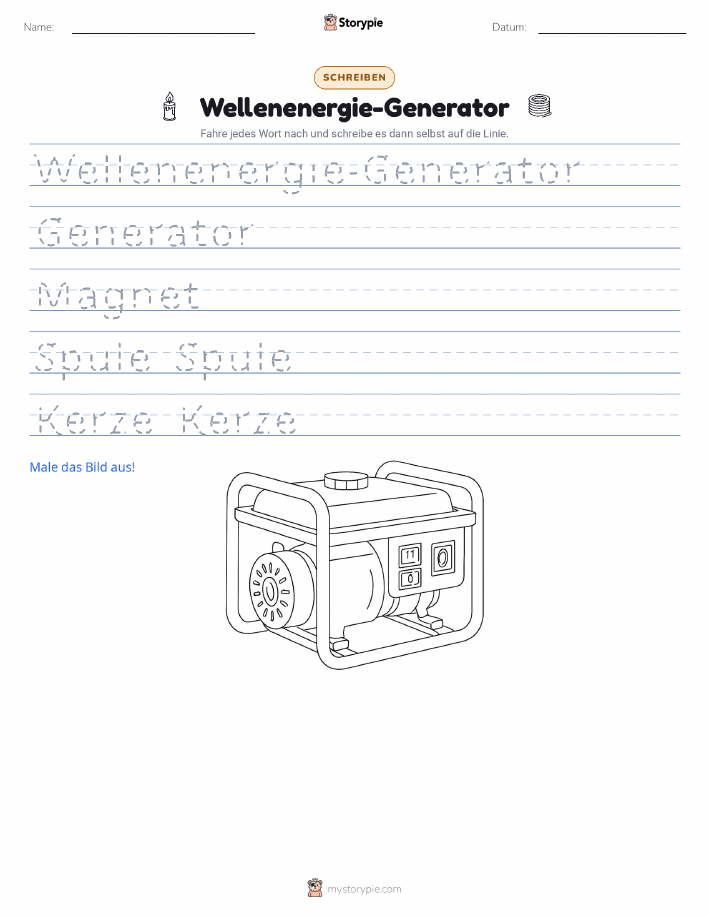 Schreibübung