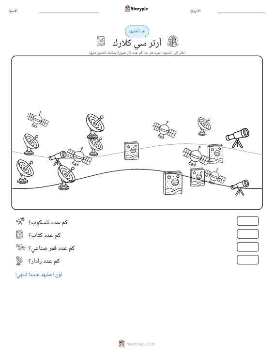 مشهد العد