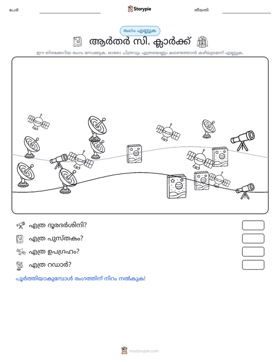 എണ്ണുന്ന ദൃശ്യങ്ങൾ