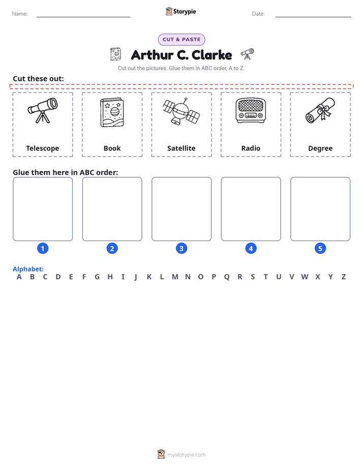 Cut & Paste Alphabet