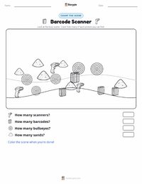 Barcode Scanner printable worksheet preview