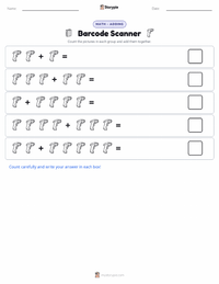 Barcode Scanner printable worksheet preview