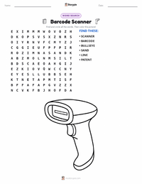 Barcode Scanner printable worksheet preview