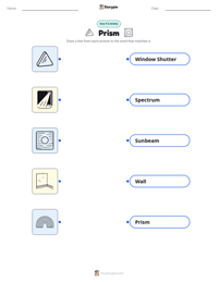 Prism printable worksheet for kids
