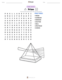 Prism printable worksheet preview