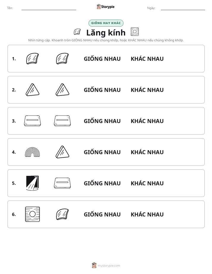 Giống Hay Khác