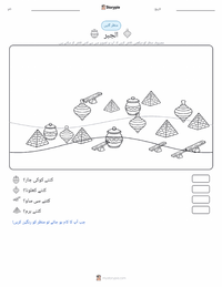 الجبرا پرنٹ کرنے کے قابل ورکشیٹ کا پیش نظارہ