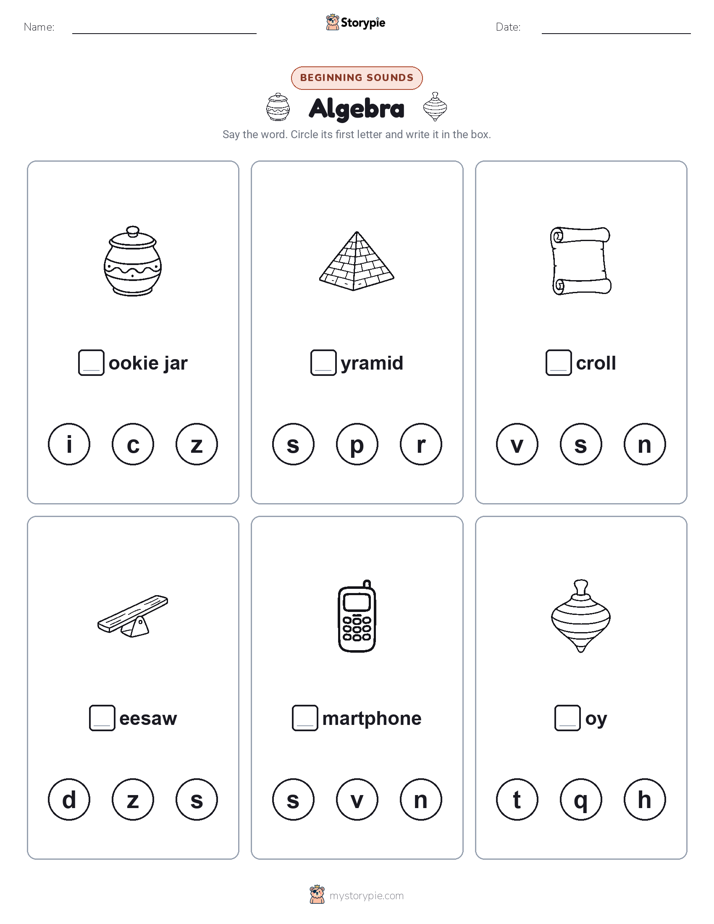 Beginning Sounds
