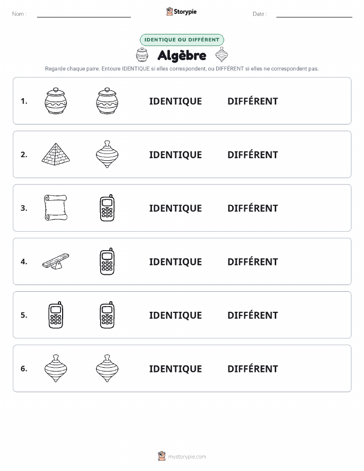 Identique ou Différent