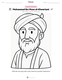 Prabaca lembar kerja cetak Muhammad ibn Musa al-Khwarizmi