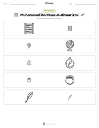 Muhammad ibn Musa al-Khwarizmi printable worksheet preview