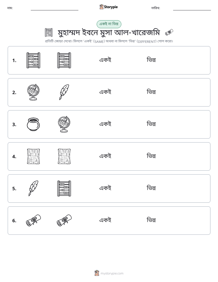 একই বা ভিন্ন