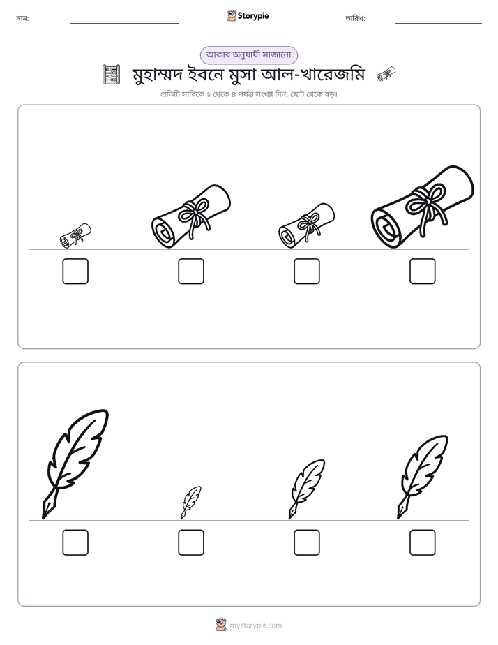 আকারের ক্রম