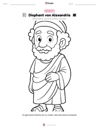 Diophant von Alexandria druckbare Arbeitsblatt Vorschau