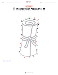 Diophantus of Alexandria printable worksheet preview