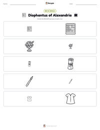 Diophantus of Alexandria printable worksheet preview