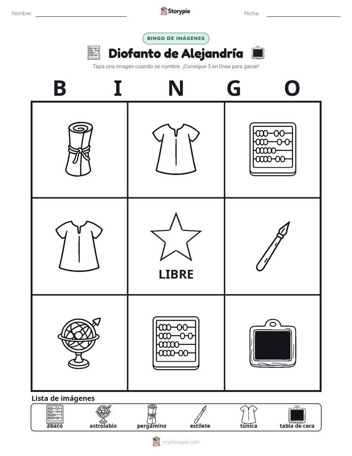 Bingo de Imágenes