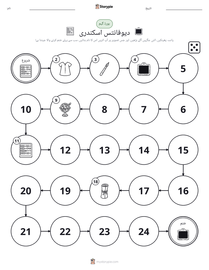 رول اور منتقل کریں کھیل