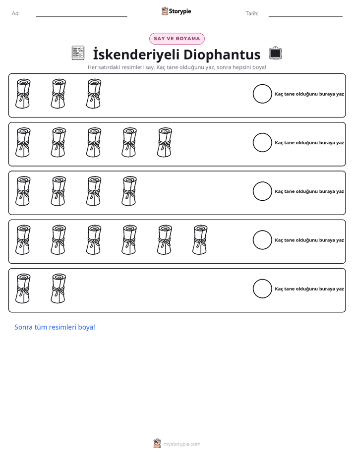 Say & Renklendir
