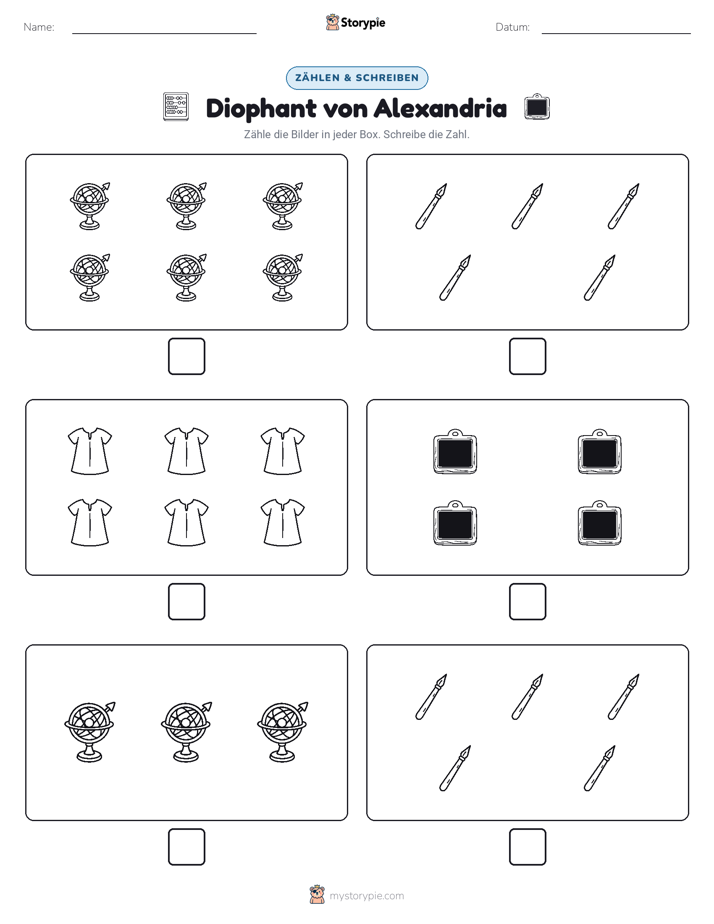 Zählen & Schreiben