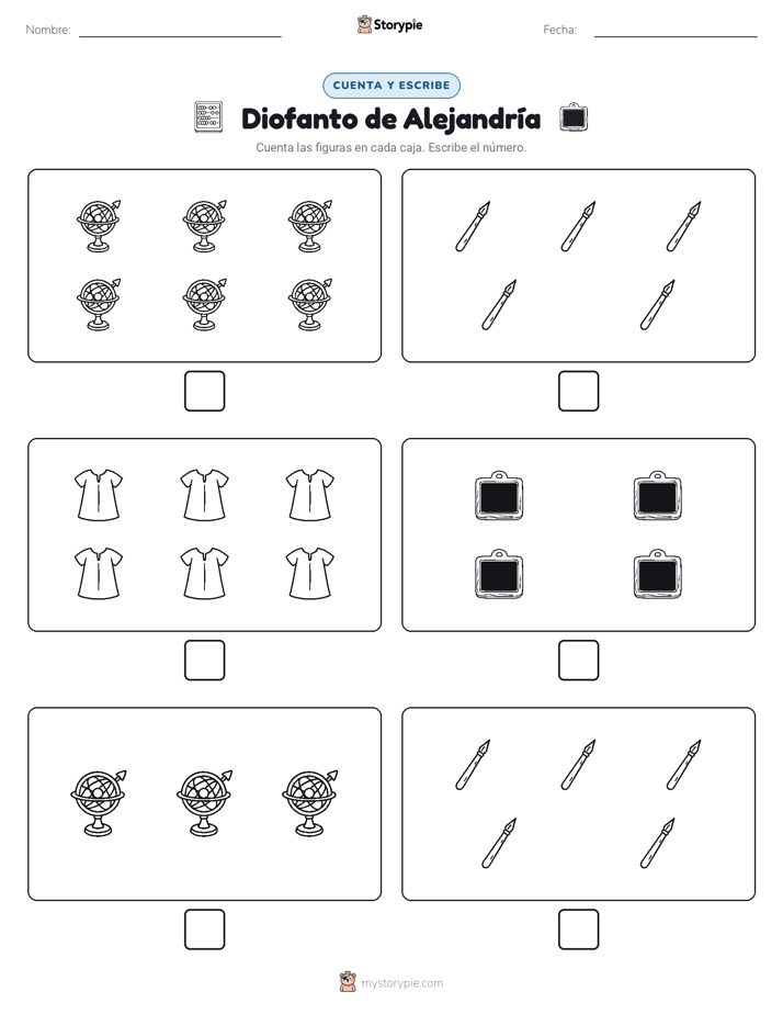 Cuenta y Escribe