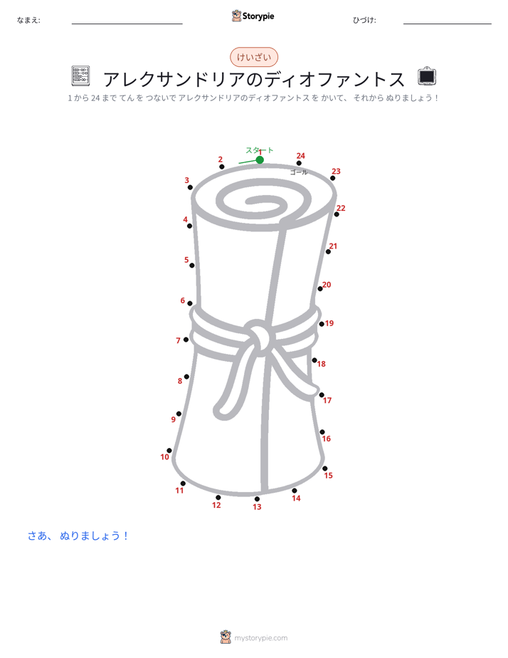 点つなぎ