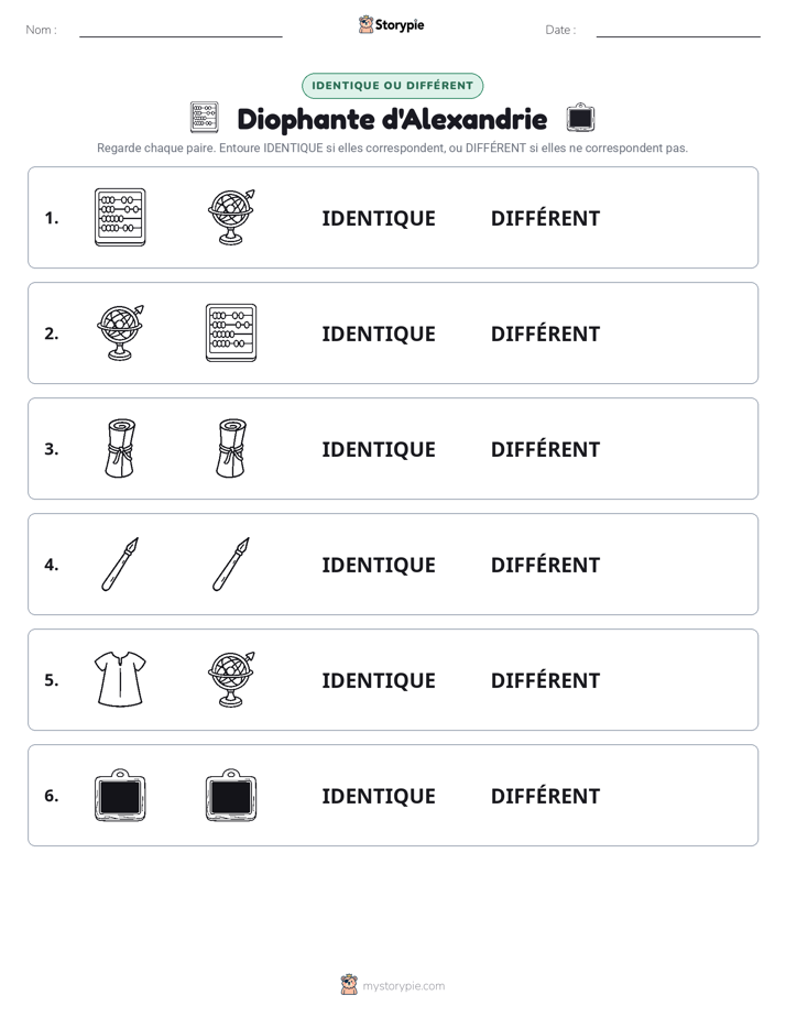 Identique ou Différent