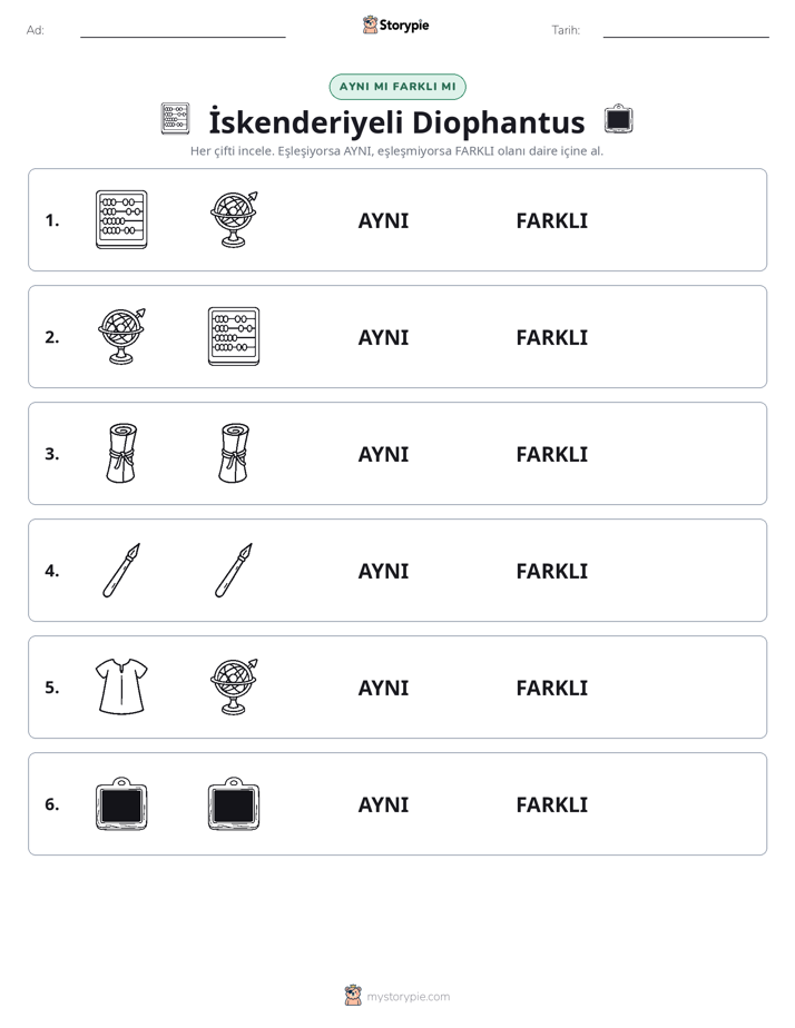 Aynı mı Farklı mı