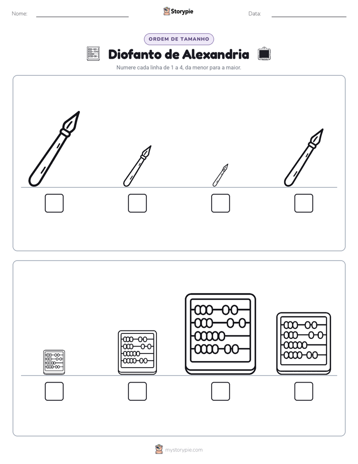 Ordem de Tamanho