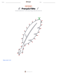 François Viète printable worksheet preview