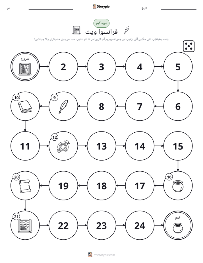 رول اور منتقل کریں کھیل
