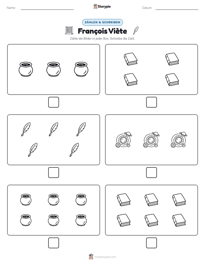 Zählen & Schreiben