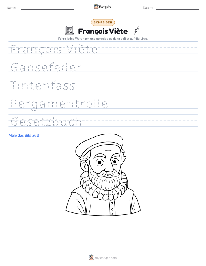 Schreibübung