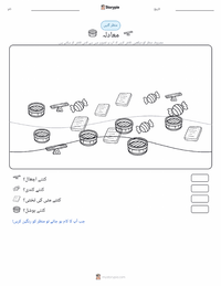 مساوات پرنٹ کرنے کے قابل ورکشیٹ کا پیش نظارہ