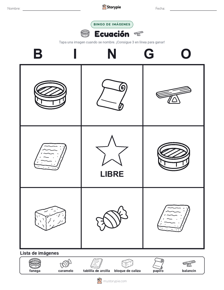 Bingo de Imágenes