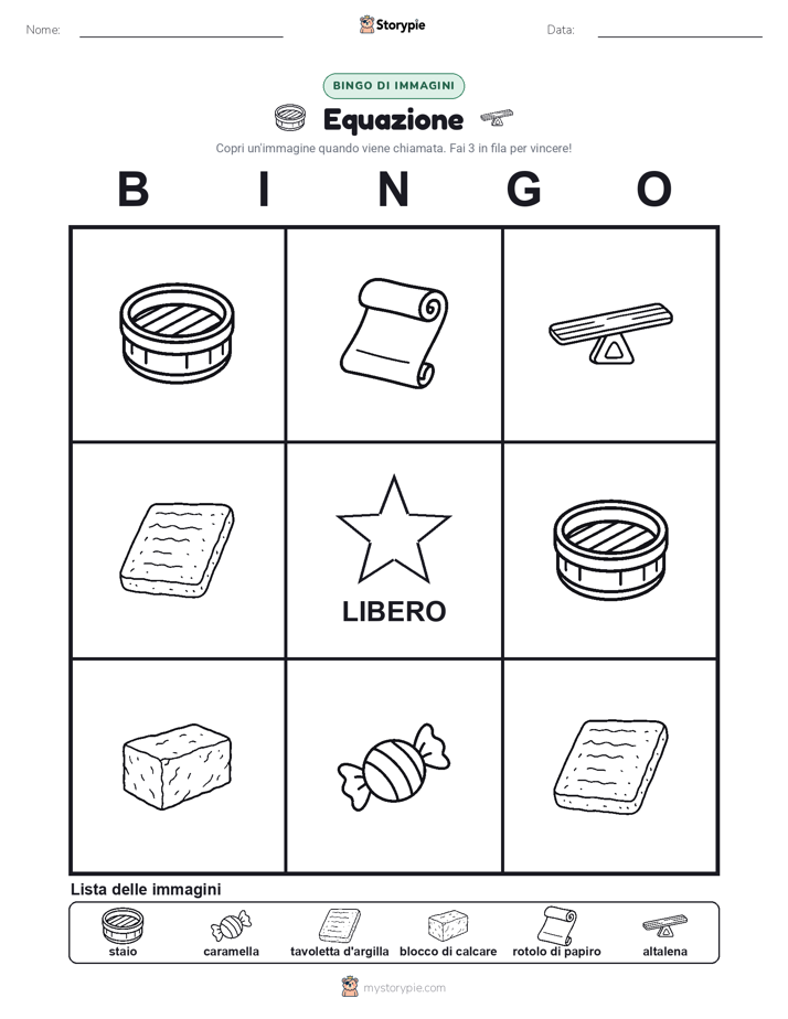 Bingo delle Immagini